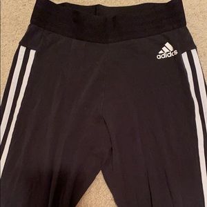 Woman’s black adidas leggings